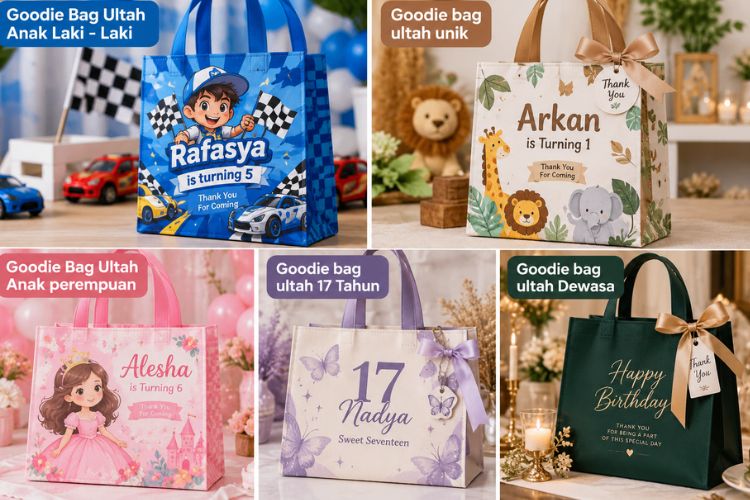 Goodie Bag Ultah yang Menarik Sesuai Usia dan Tema
