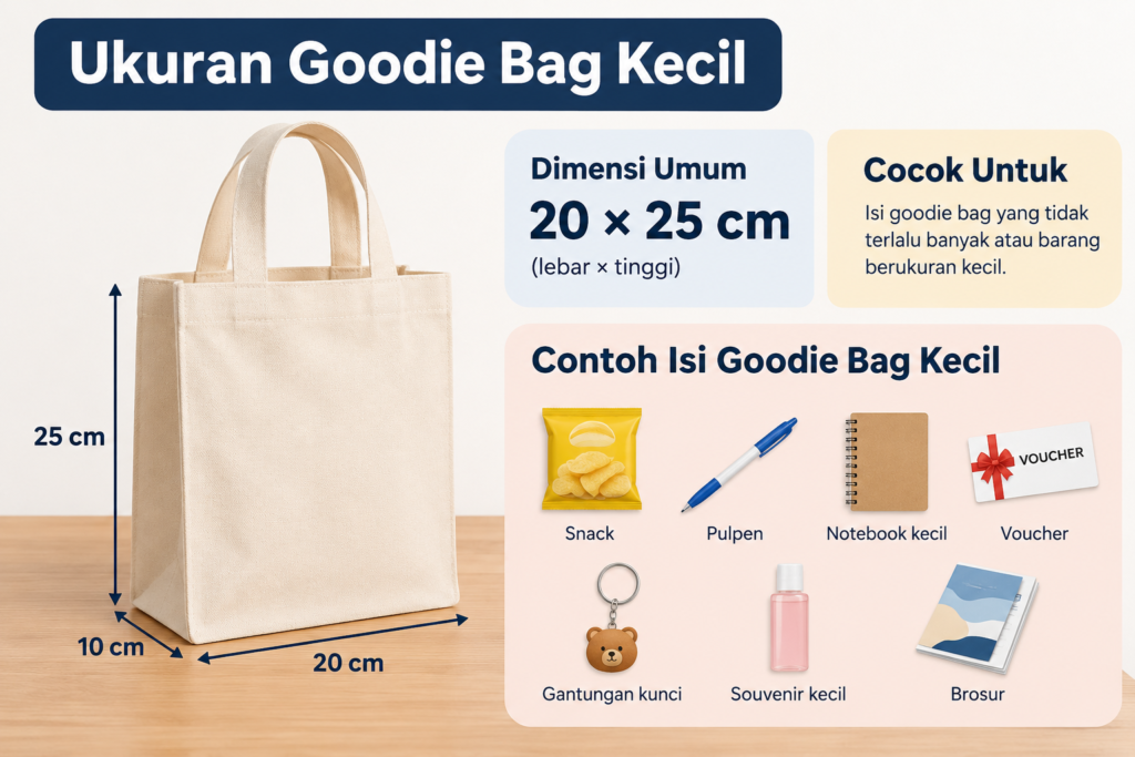 Ukuran Goodie Bag Kecil