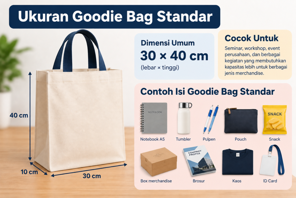 Ukuran Goodie Bag Standar