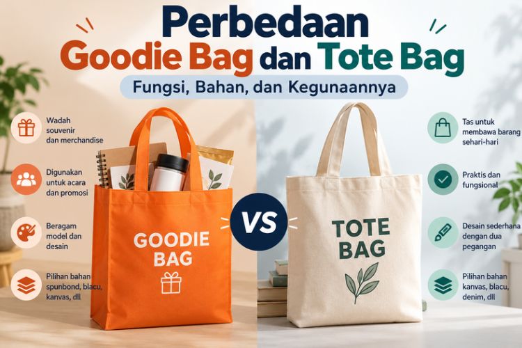 peredaan goodie bag dan tote bag